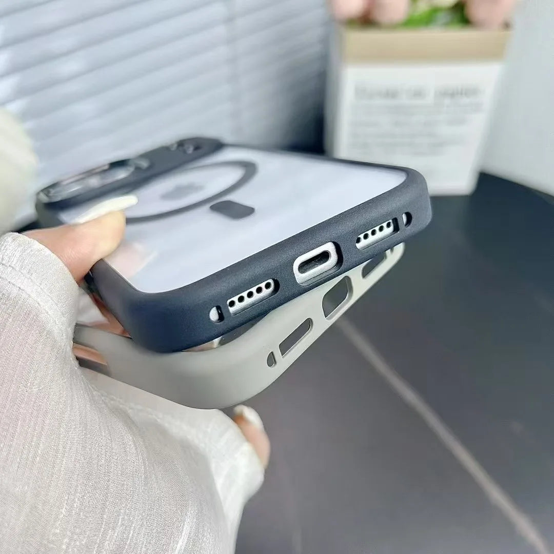 Magnethülle mit Metallrahmen für iPhone 17