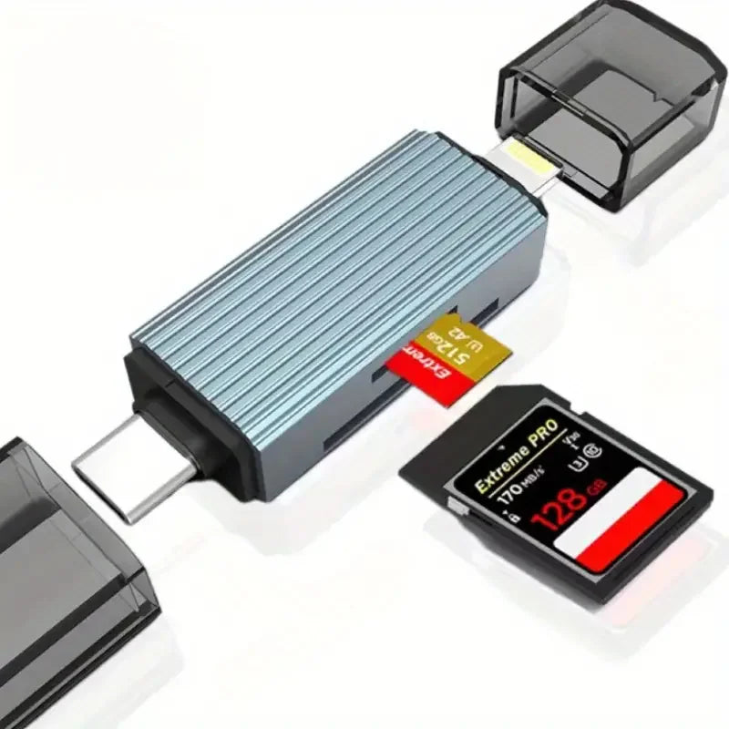 Universeller SD TF Kartenleser USB-C USB-A Adapter