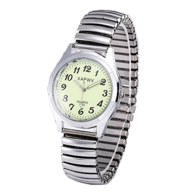 Elegante Damen Quarz-Uhr – Runde Armbanduhr mit Arabischen Ziffern, Leicht und Lässig