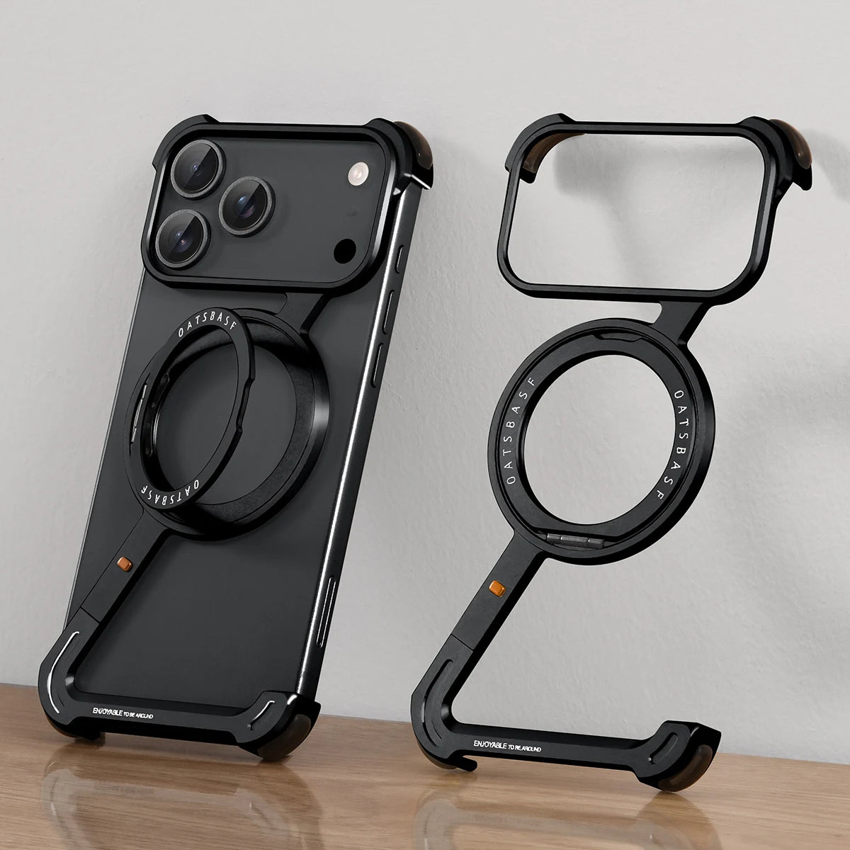 Hülle für iPhone 17 Pro Max Air mit 360° Drehbarer Ringhalter