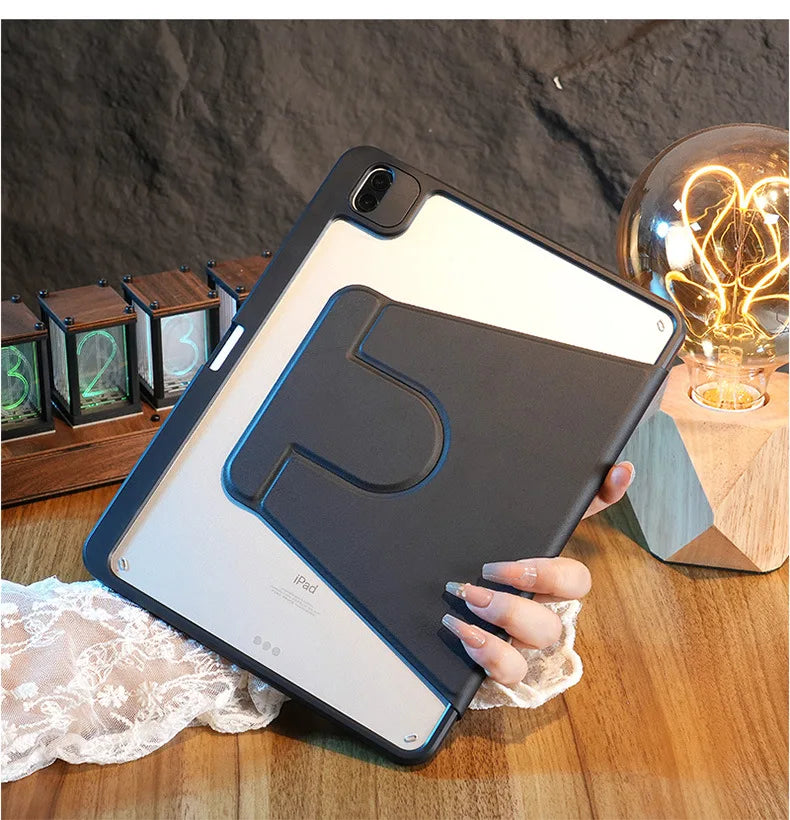 Étui magnétique rotatif pour iPad