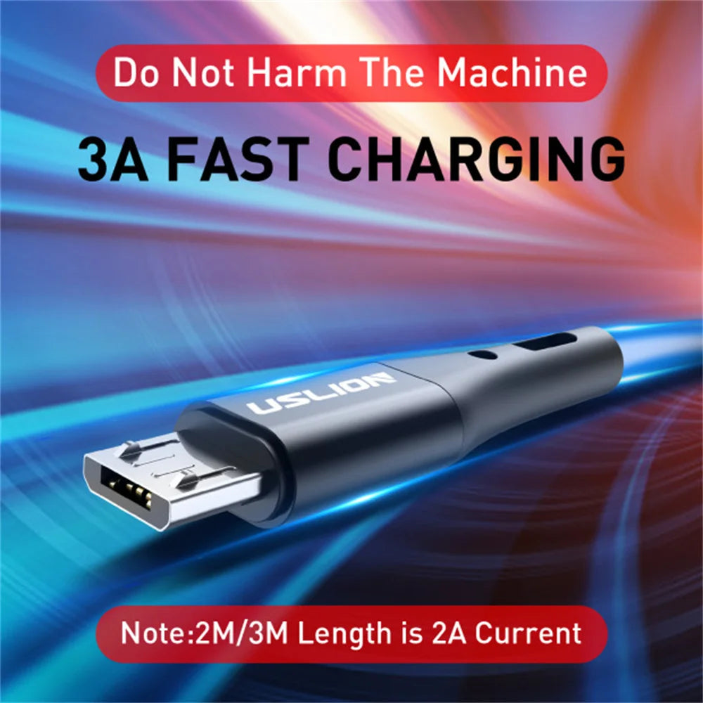 USLION 3A Micro-USB Schnellladekabel