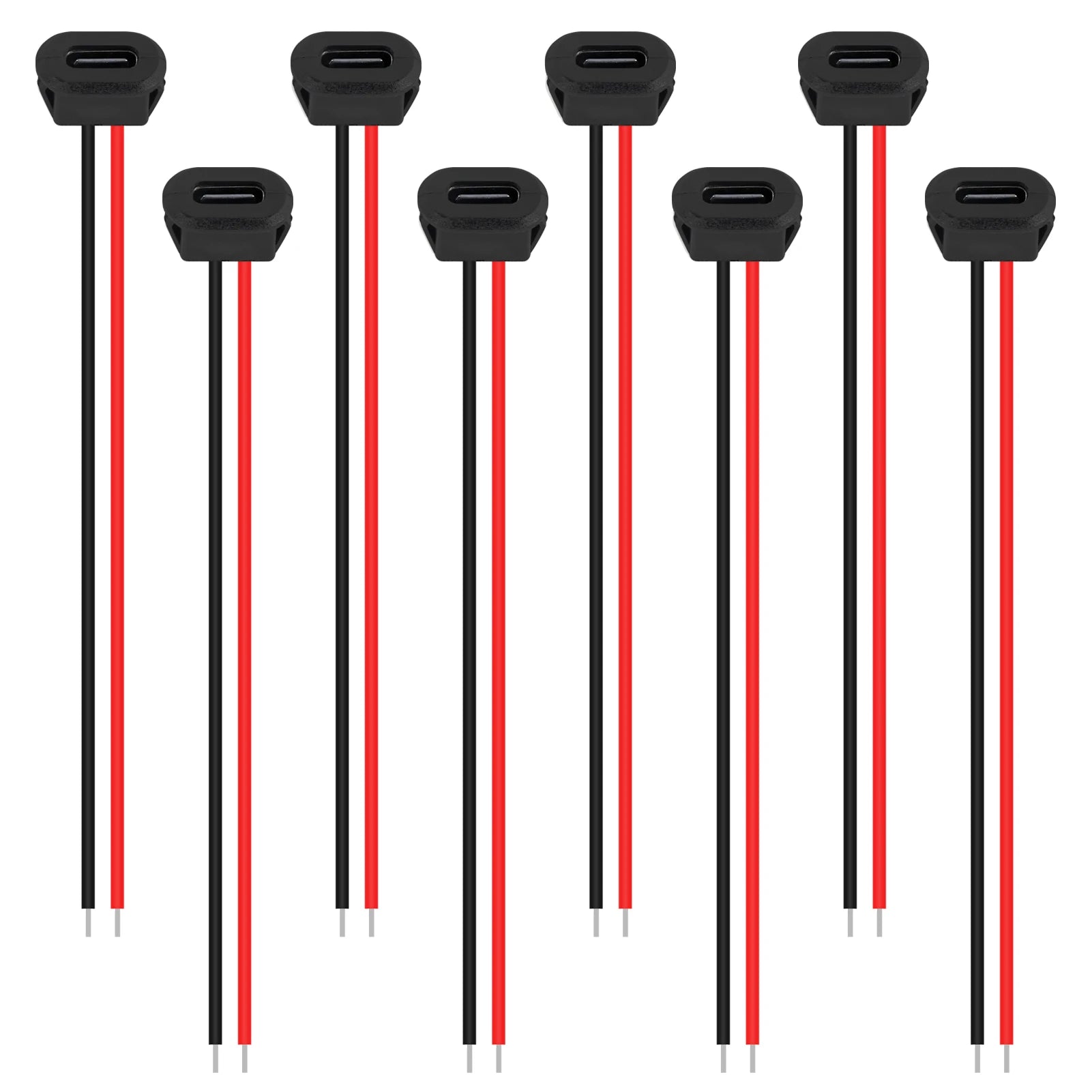 5er Set Typ-C 2Pin wasserdichter Stecker