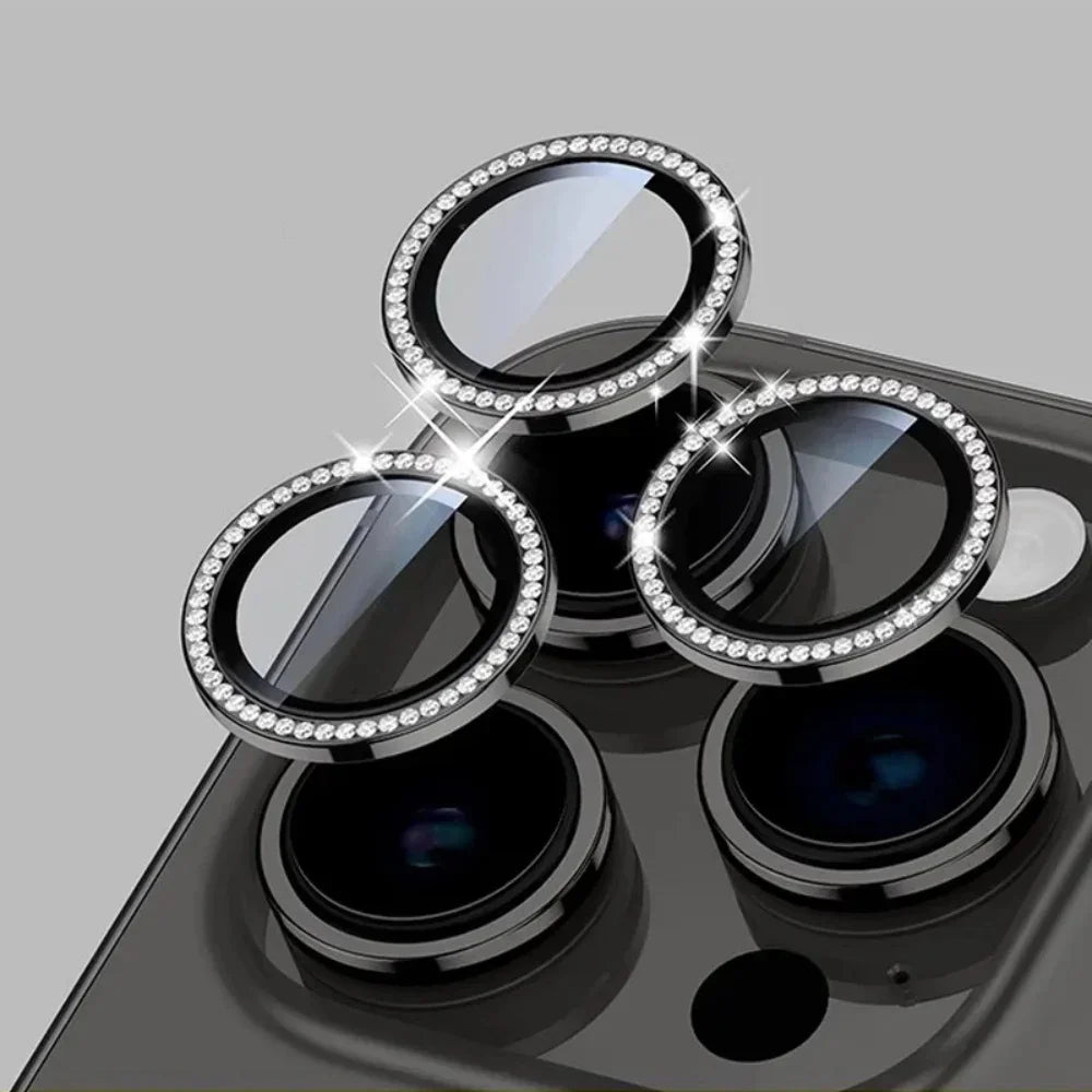 Glitzernde Diamant Kamera Schutz Hülle für iPhone 17