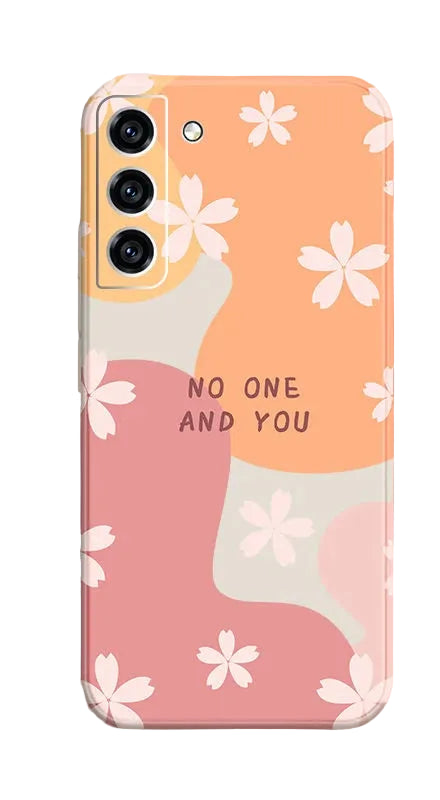 Cartoon Blumenhülle für Galaxy S & A-Serie