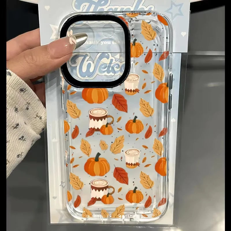 Y2K Kürbis Halloween Hülle für iPhone Modelle