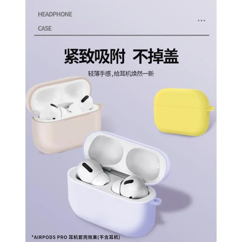 Weiche Silikon Airpods Hülle Schutzcase