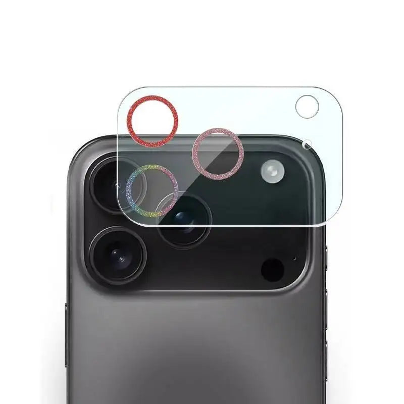 3D Glitzer Kamera Schutzfolie für iPhone 17 Serie