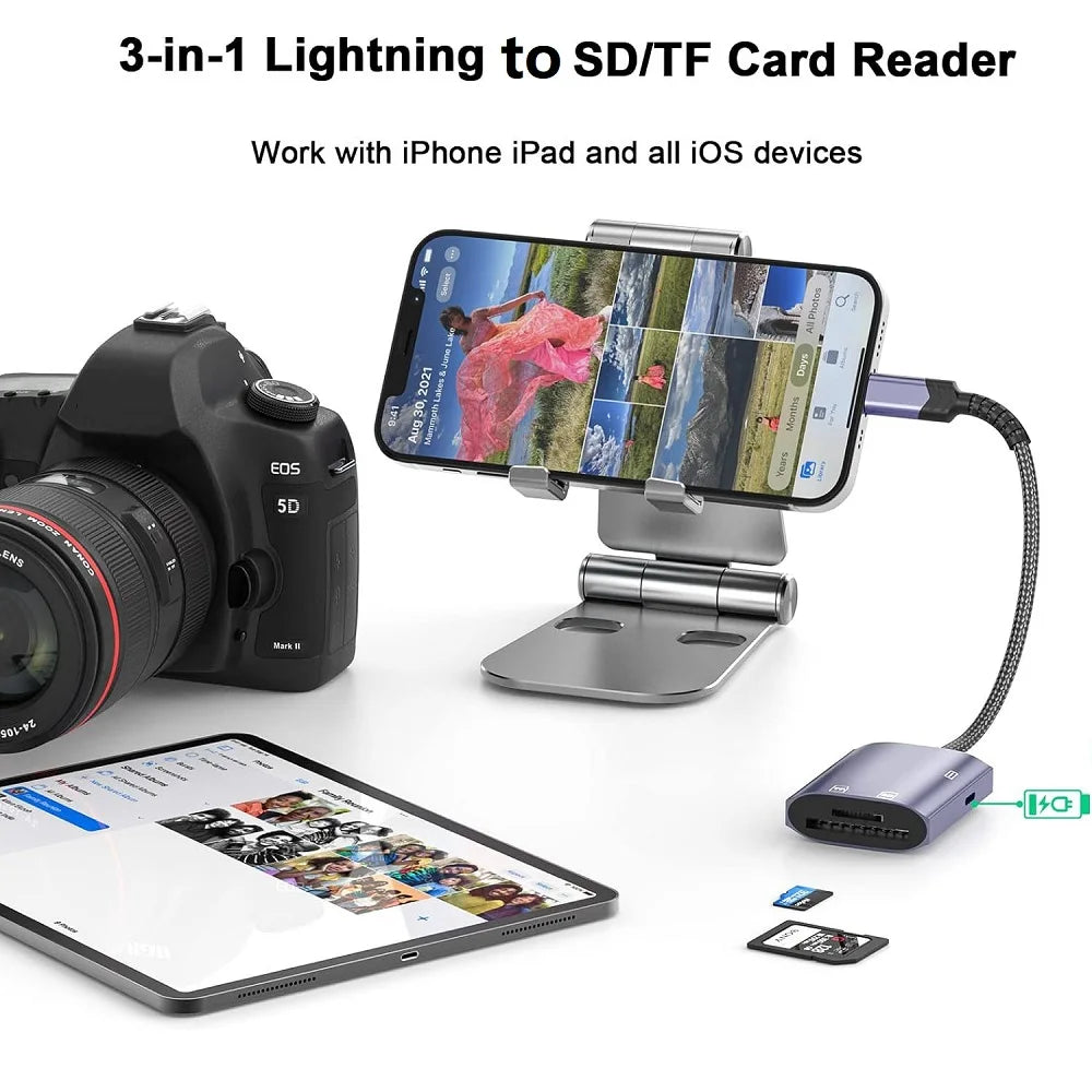 Lightning SD Kartenleser Micro SD TF Adapter