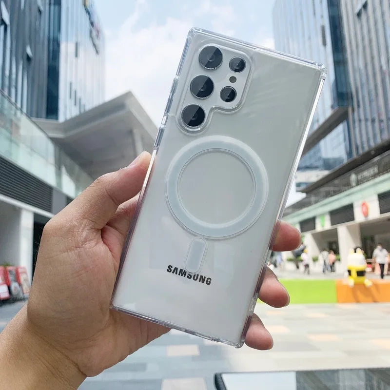 Original Magnetische Magsafe für Hülle Samsung Galaxy