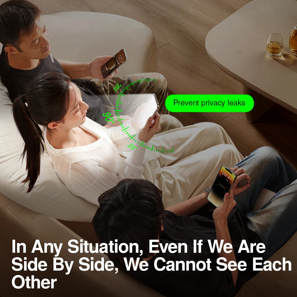 Sichtschutz Panzerglasfolie für iPhone 17 Pro Max