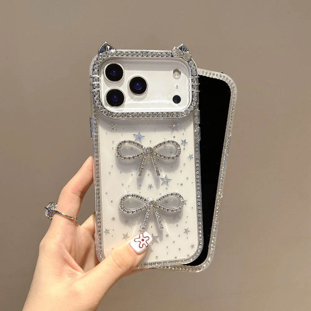 3D Cat Ears Case for iPhone 17 Series