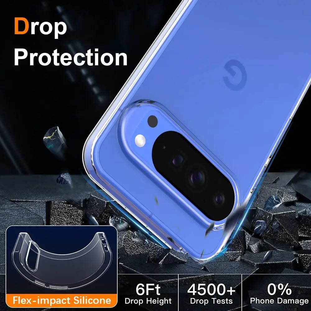 Stoßfeste Silikon Hülle für Google Pixel 10 9