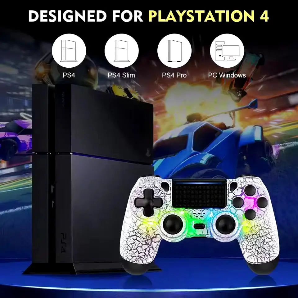 RGB Wireless Gamepad 2025 for PS4/Slim/Pro &amp; PC