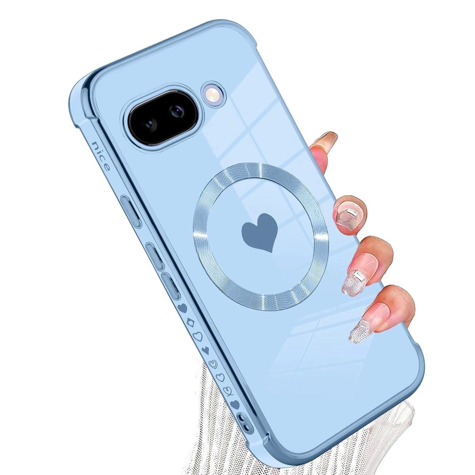 Magnetische Love Heart Hülle für Google Pixel 9