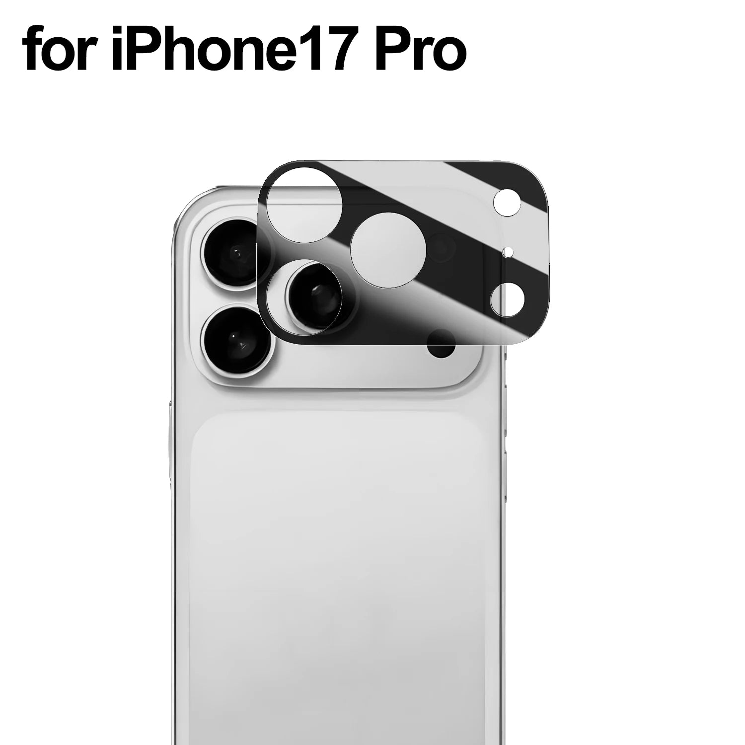 Camera lens protector glass for iPhone 17 series