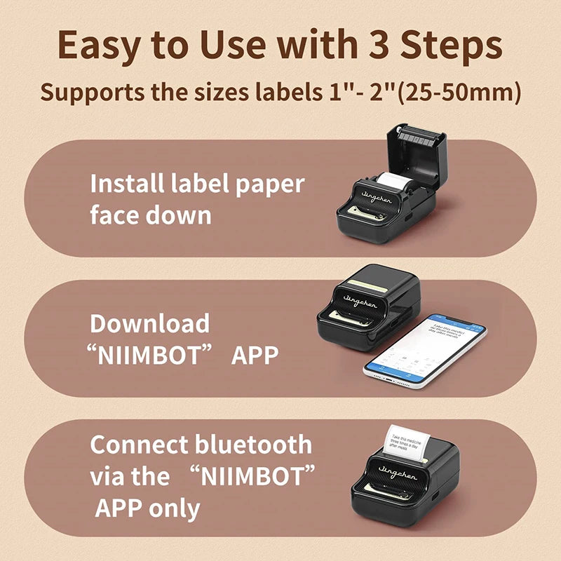 Niimbot B21 Mobiler Bluetooth Etikettendrucker