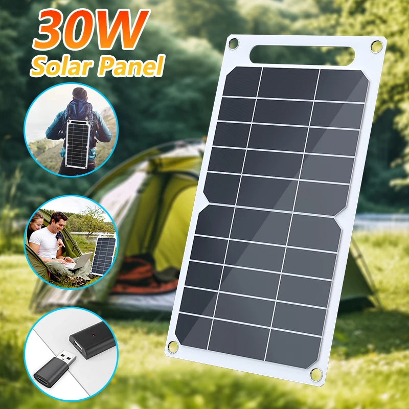 30W Solar Power Bank Waterproof for Travel