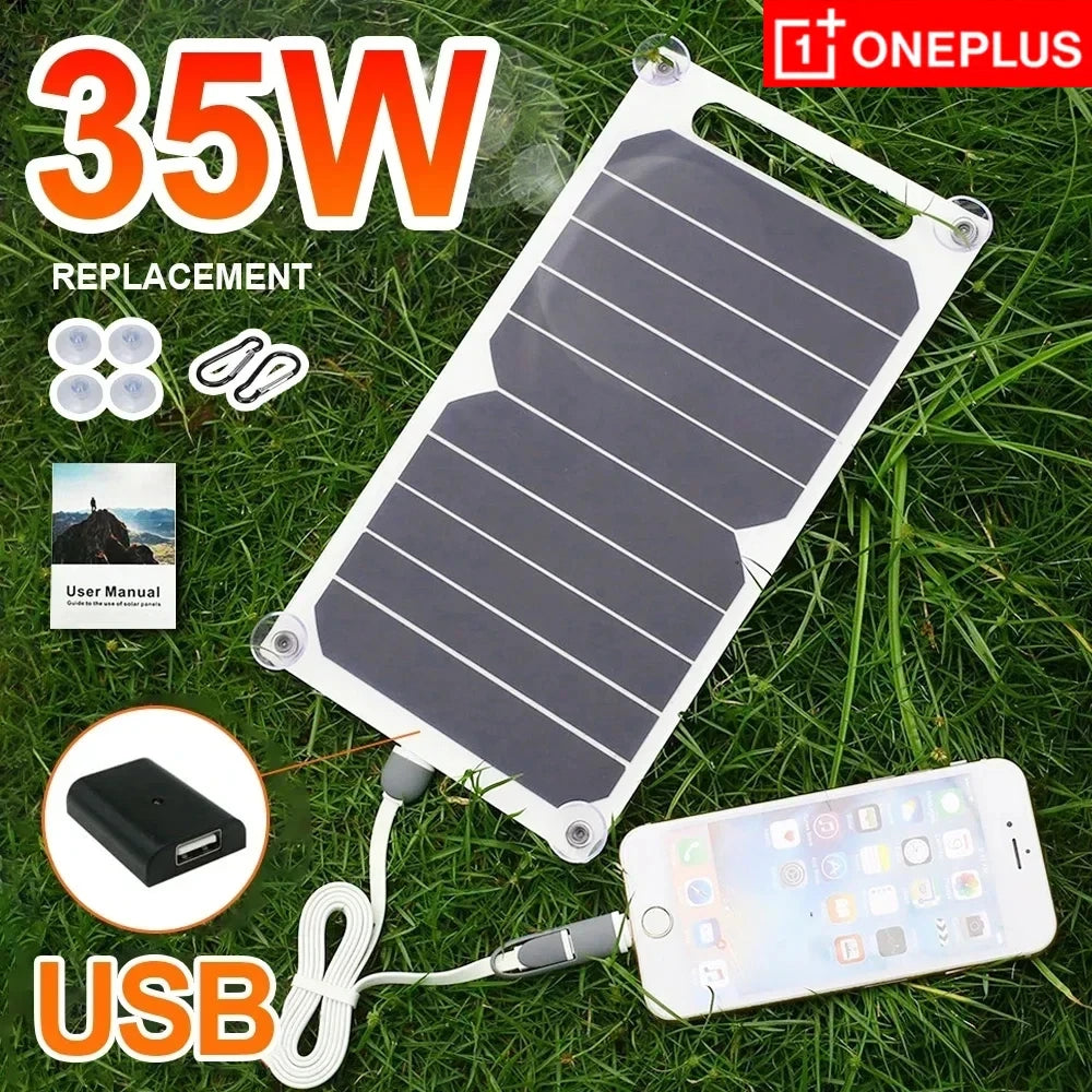 OnePlus 35W Sunpower Solar USB Ladepanel
