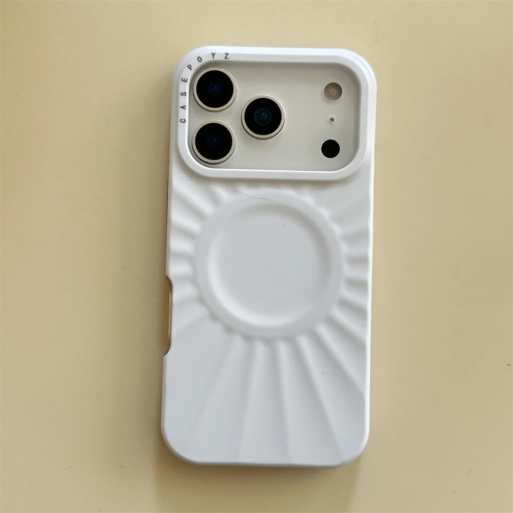 Luxus Ripple Silikon Hülle MagSafe iPhone Pro Max