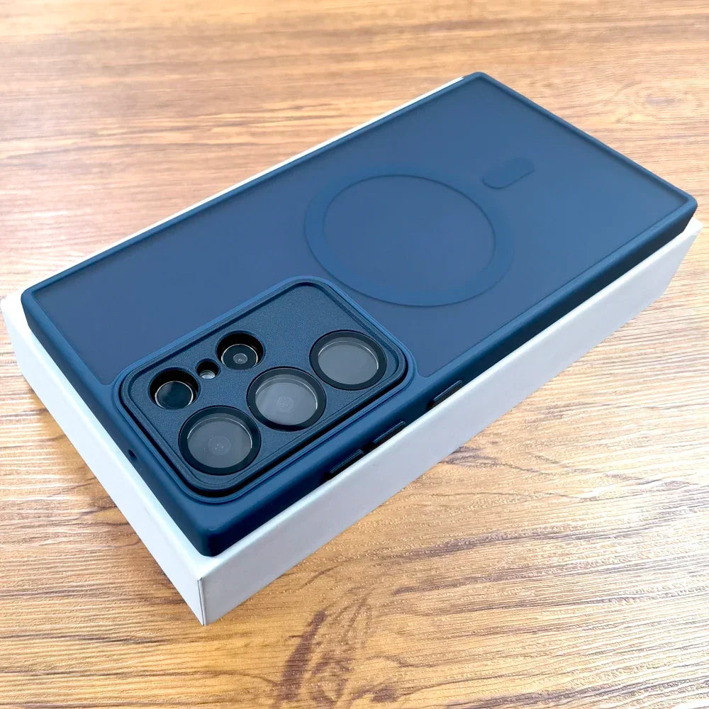 Luxus Matte Hülle für Samsung Galaxy S22–S25 Ultra