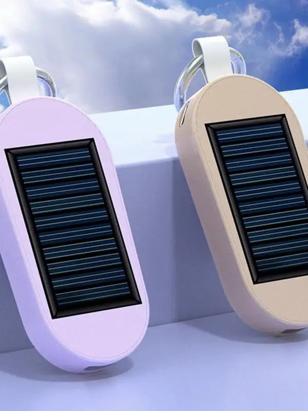 Mini Solar Keychain Powerbank with Fast Charging