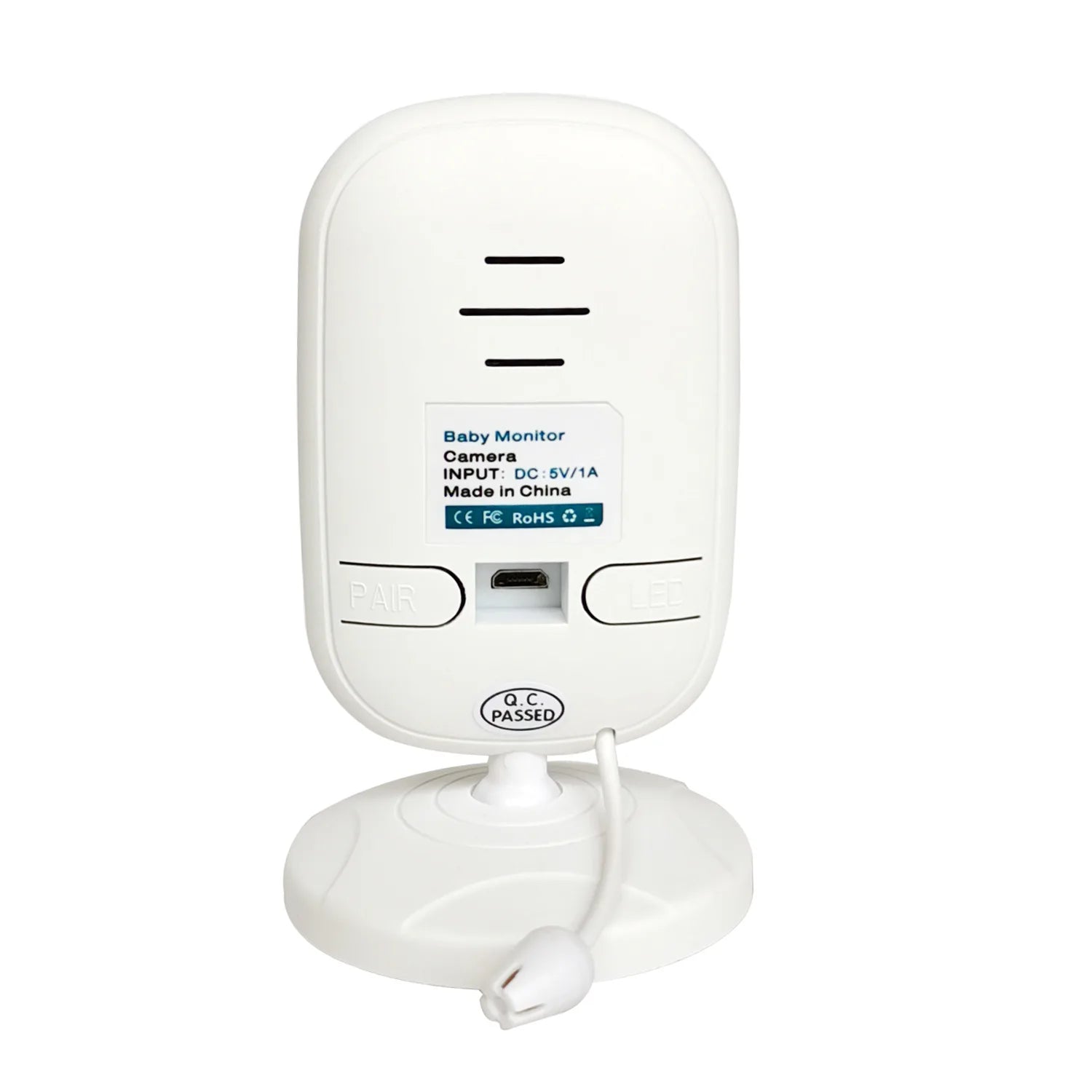 Video Babyphone 3,5" IPS mit VOX & Temperaturanzeige