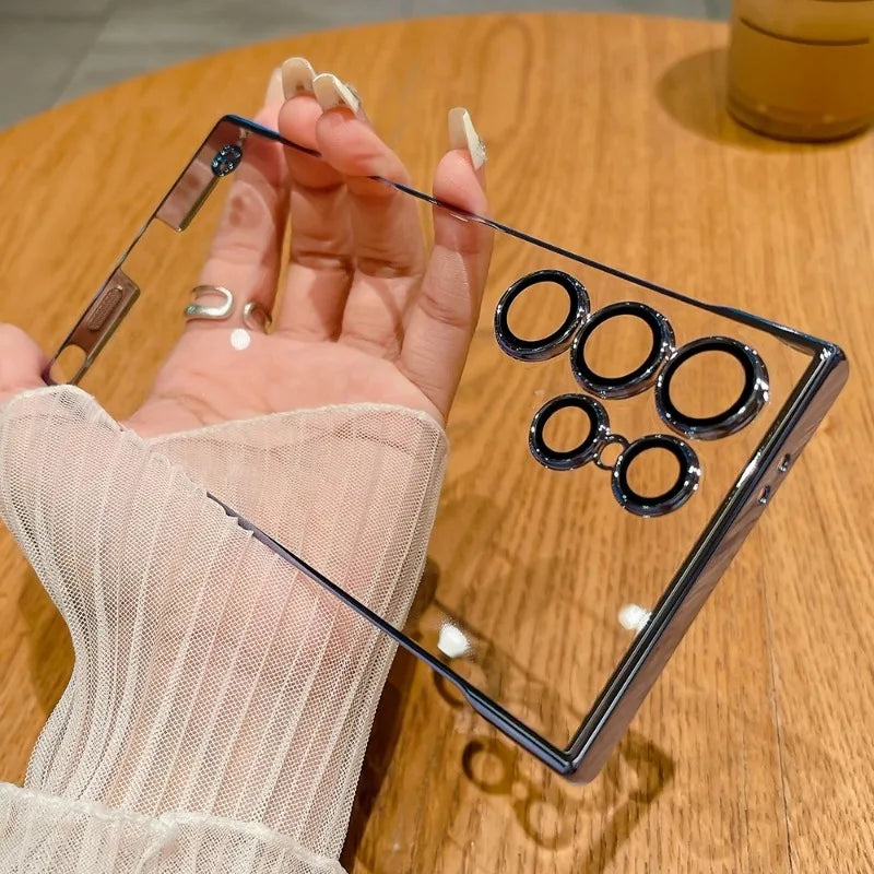 Luxus Rahmenlose Schutzhülle für Samsung S25