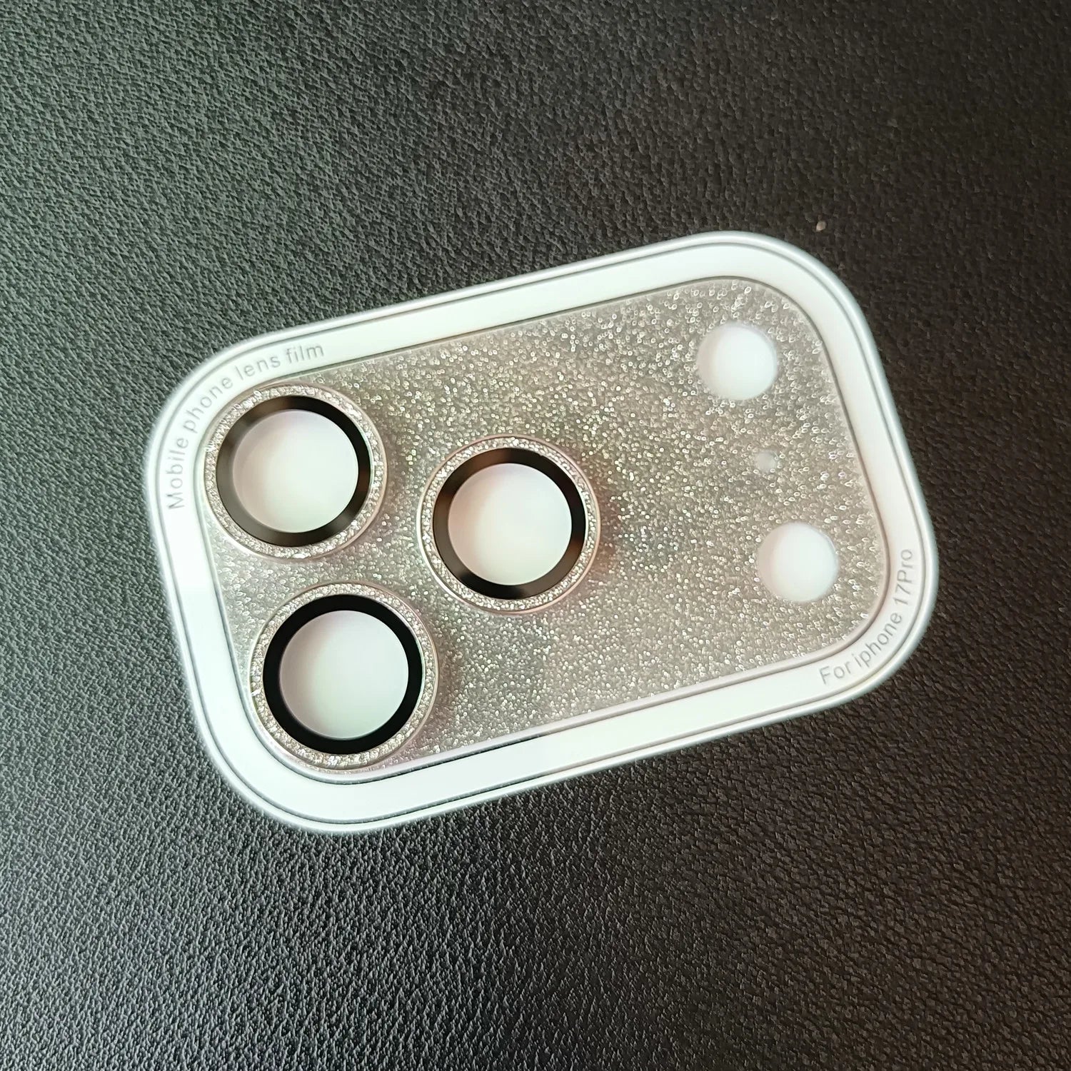 Glitzer Kamera Schutzring für iPhone 17 Pro Max