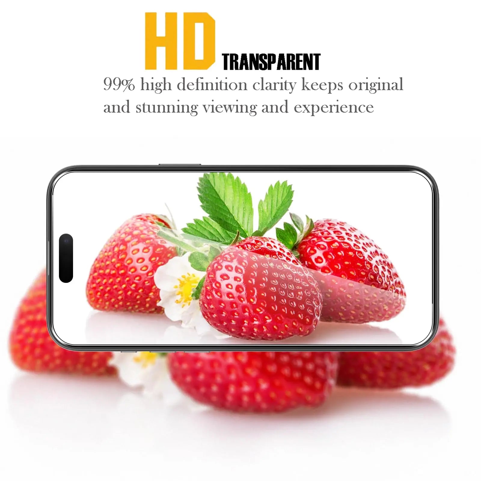 HD Crystal Glass Screen Protector for iPhone 17 Series