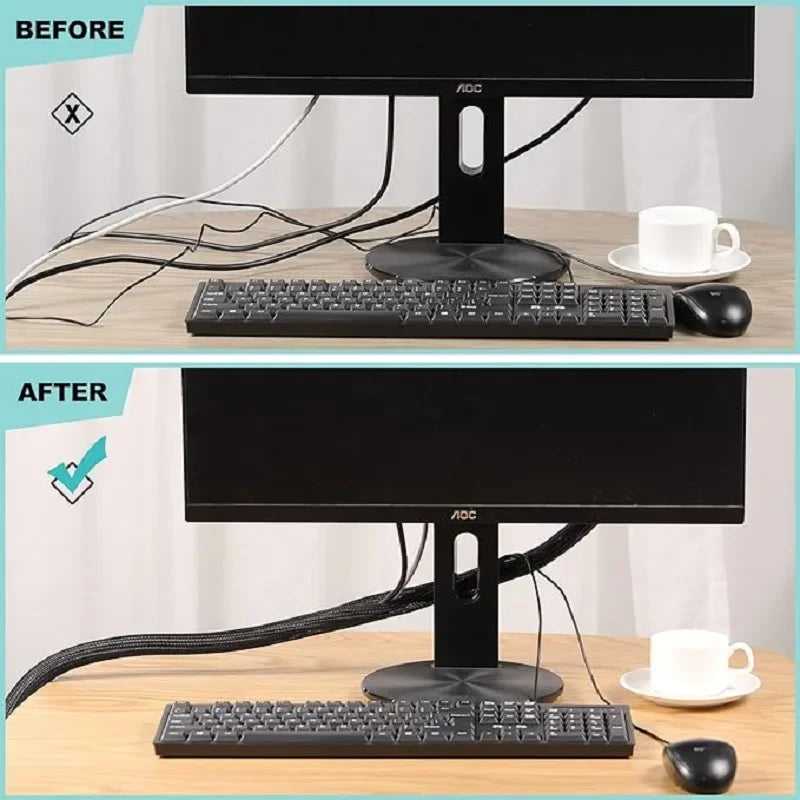 Geflochtene Kabelhülse aus Nylon für Kabelschutz