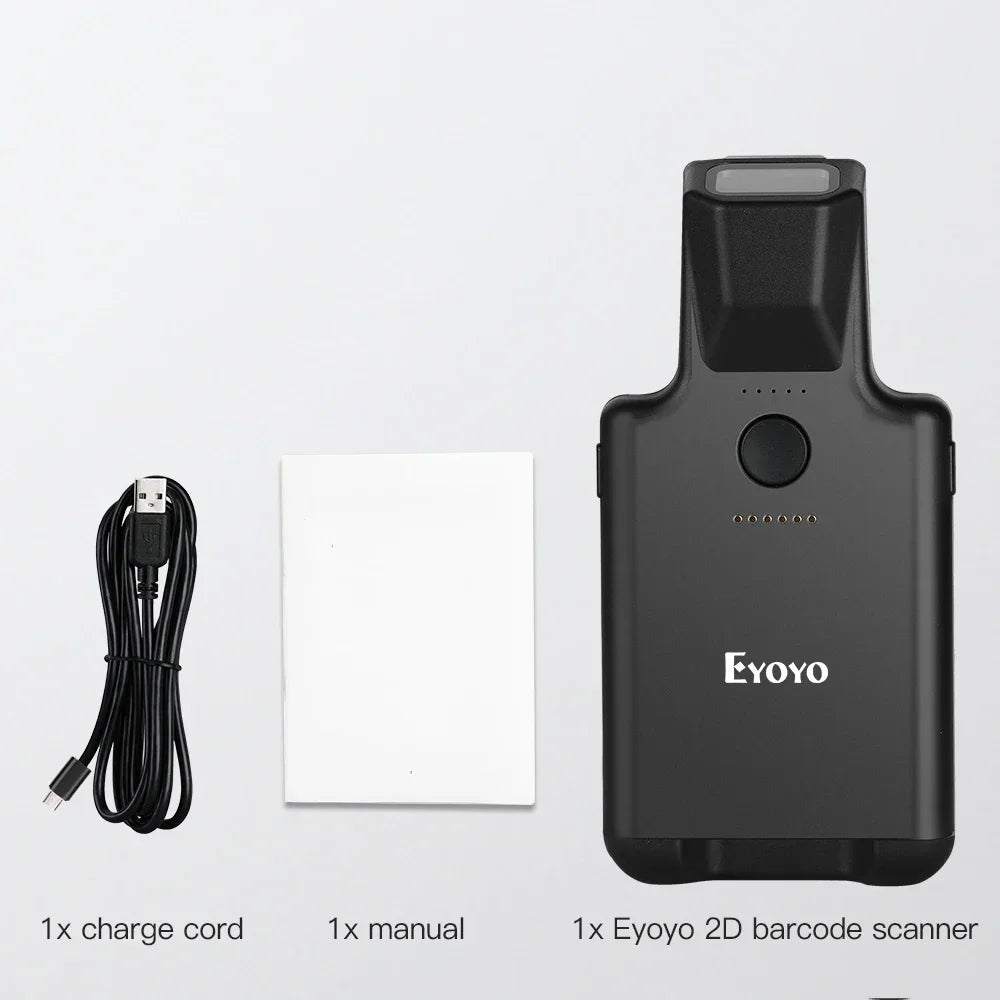 Tragbarer 2D Barcode Scanner mit USB & Bluetooth
