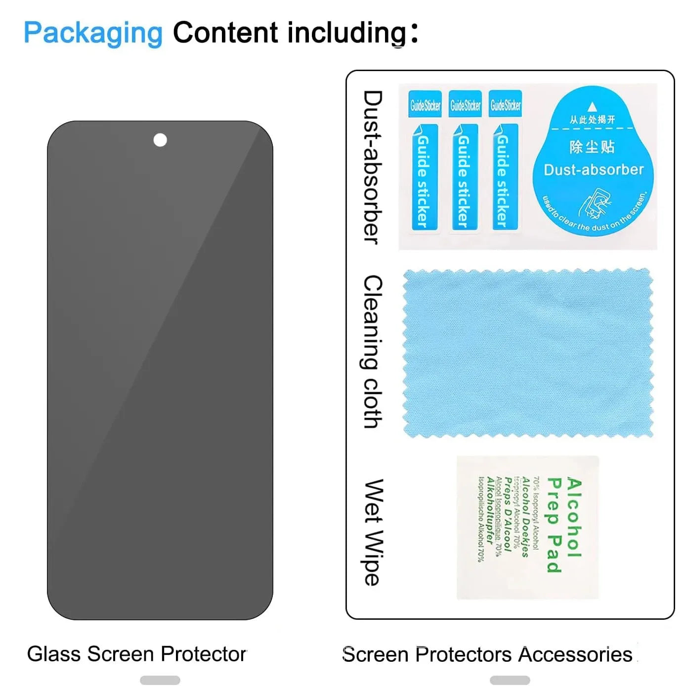 9H Privacy Glas Displayschutz für Google Pixel 10 9 8