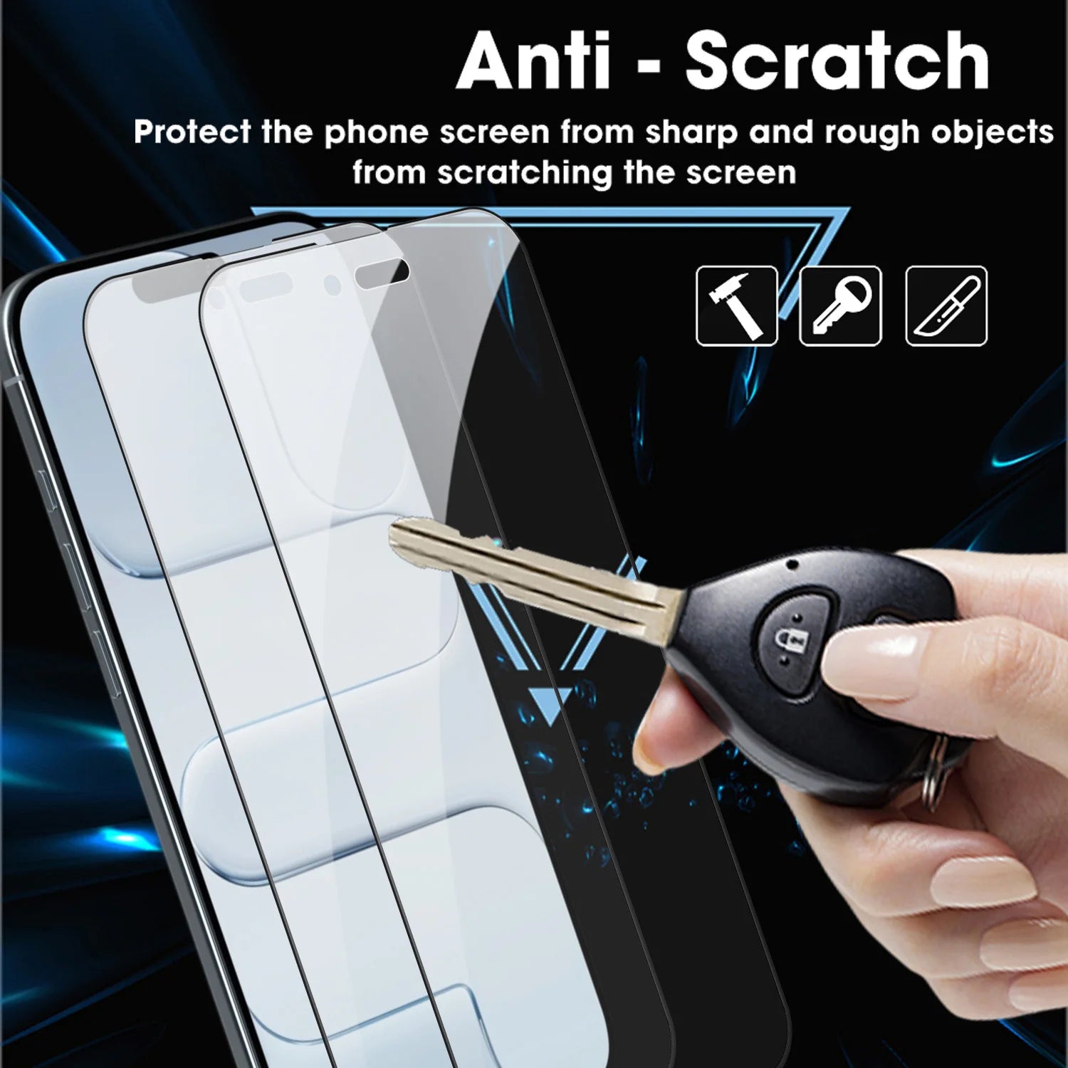 Matte ceramic screen protector for iPhone 17 series