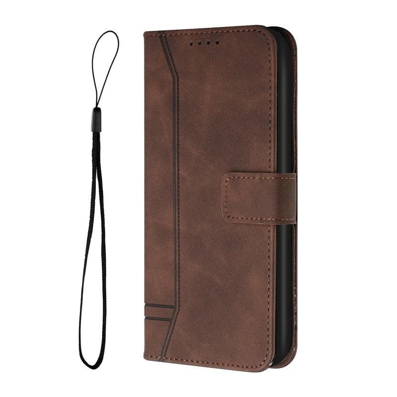 Leder Flip Hülle für Xiaomi Poco X7 Pro