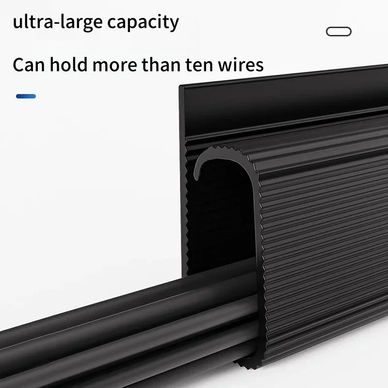 Kabelmanagement PVC 40 cm unter Schreibtisch Organizer