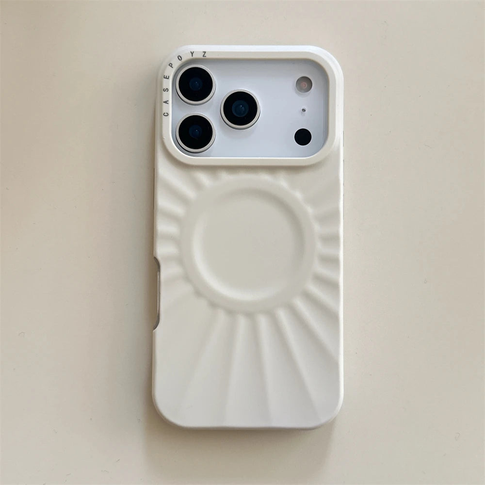 Luxus Ripple Silikon Hülle MagSafe iPhone Pro Max