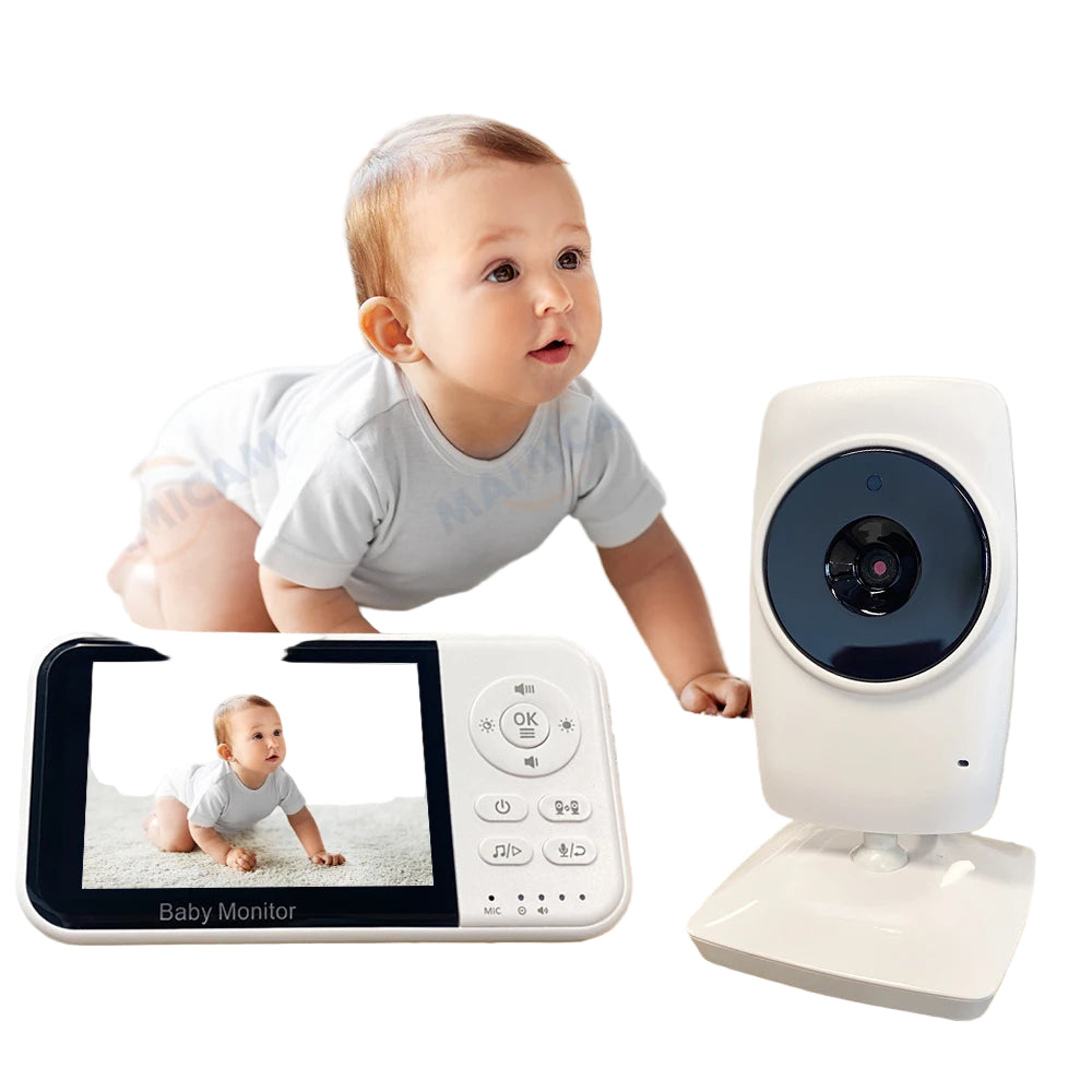 Kabelloser 3,2 Zoll Baby Monitor mit Video & Audio