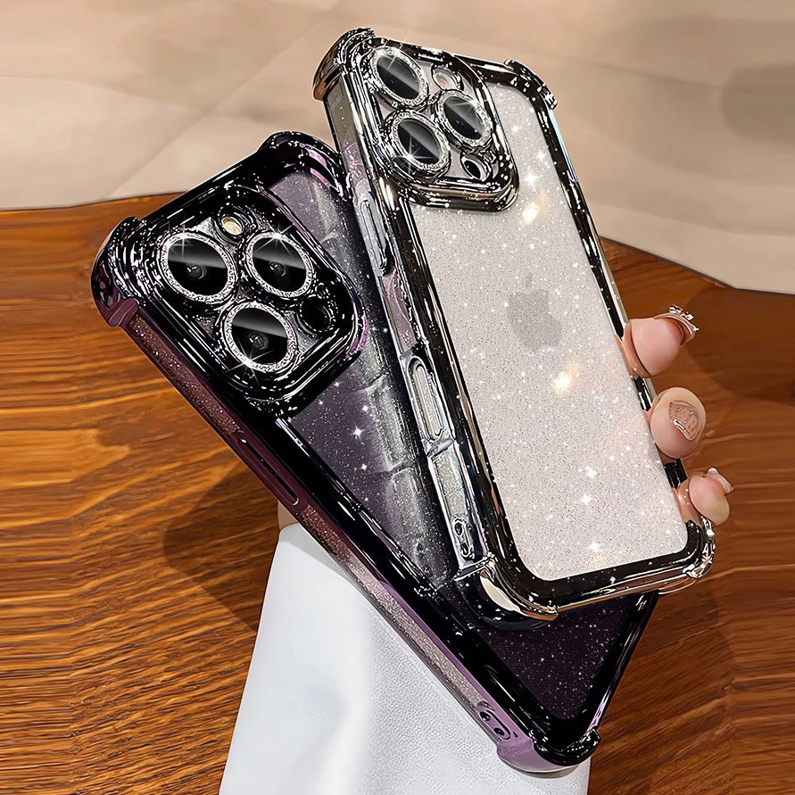 Luxus Glitzer Hülle für iPhone 17 Pro Max TPU