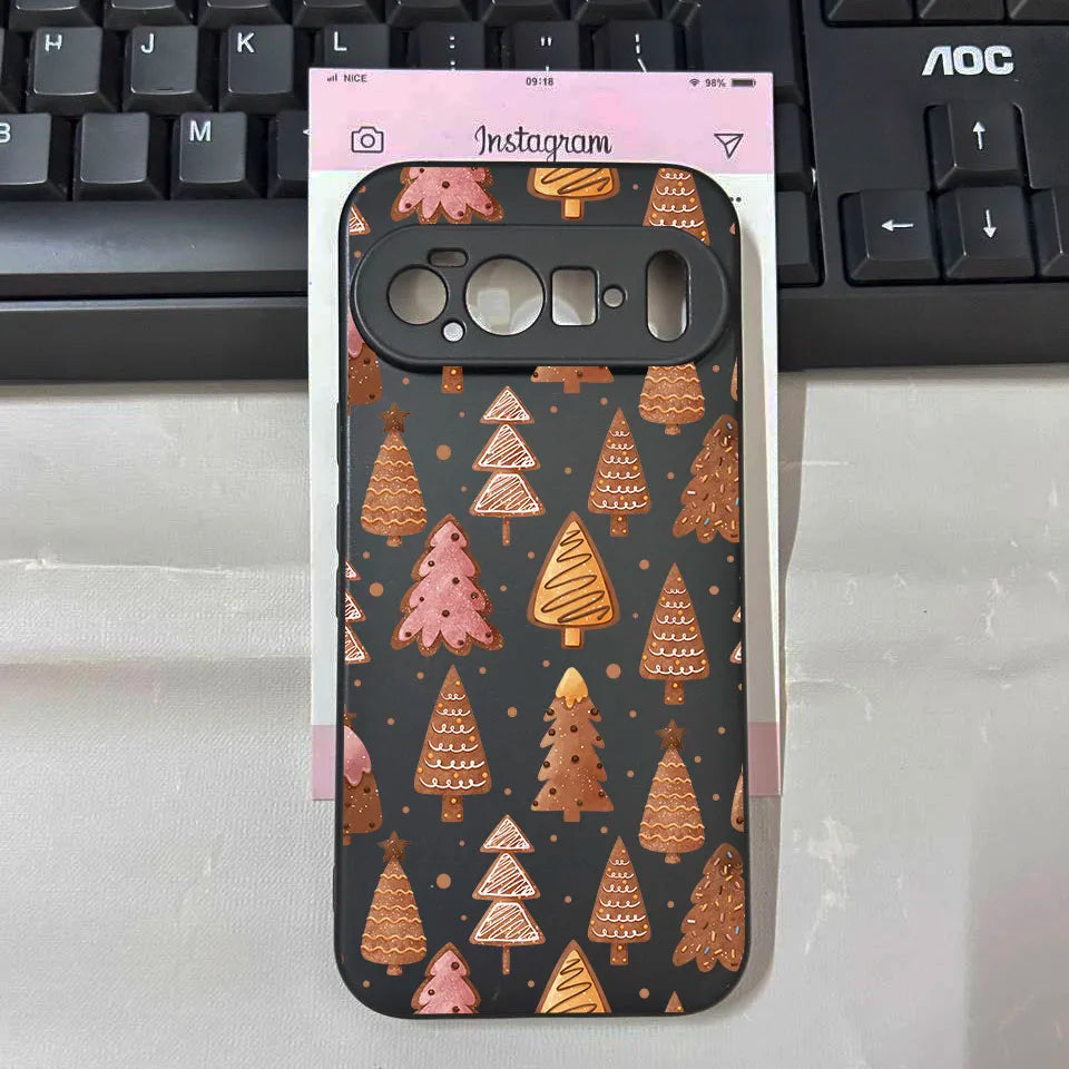 Süße Winter Schneeflocken Handyhülle für Google Pixel 10 9 8