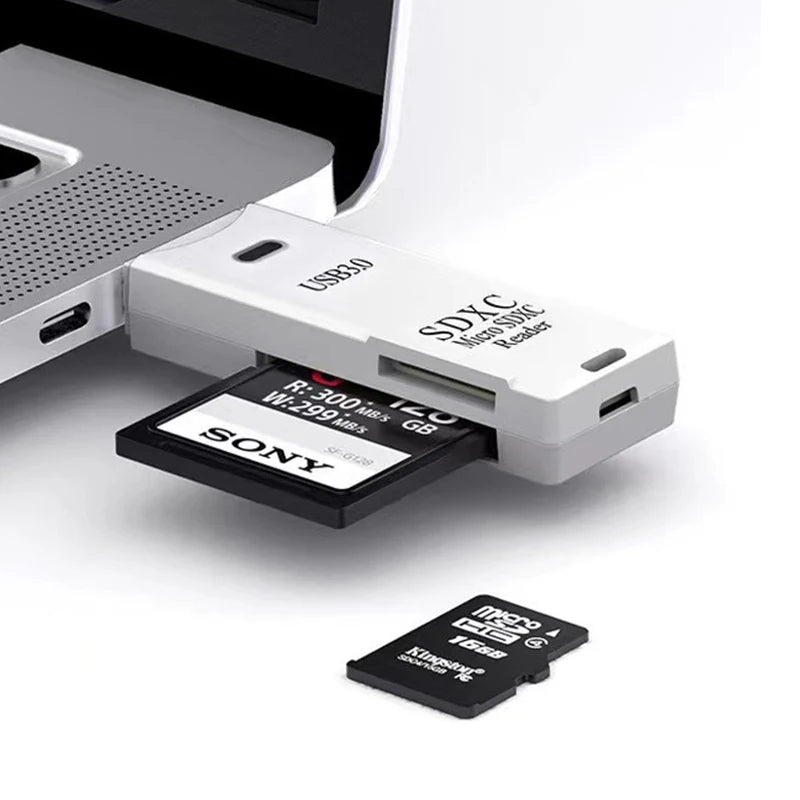 USB 3.0 Kartenleser 2-in-1 SD TF Adapter