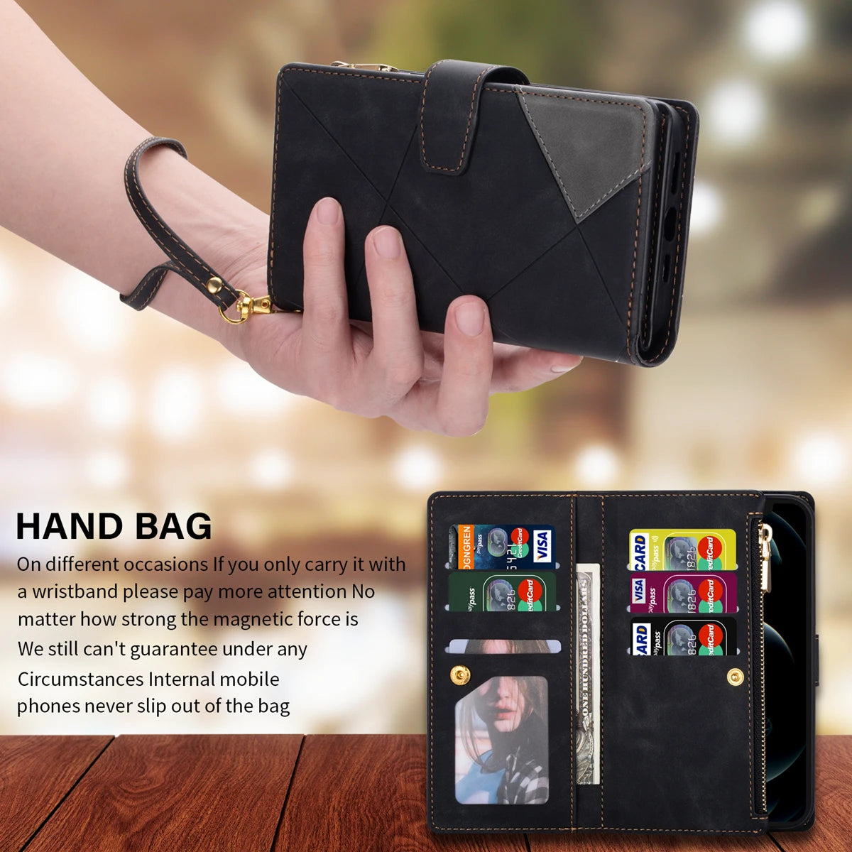 Flip Ledertasche für Xiaomi & Poco