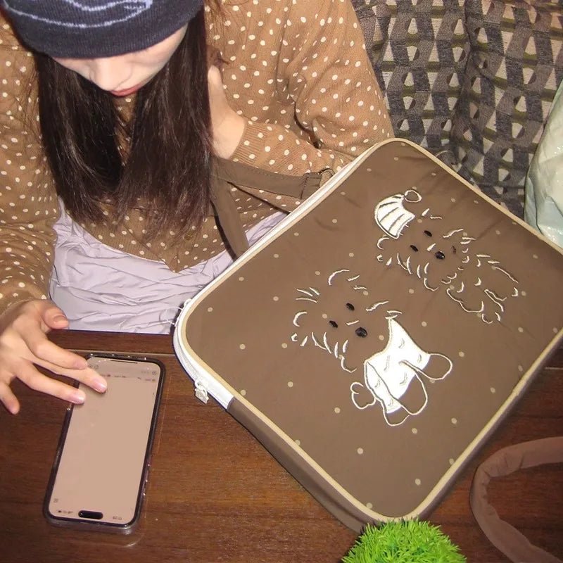 Koreanische süße Laptop-Umhängetasche 13–16 Zoll