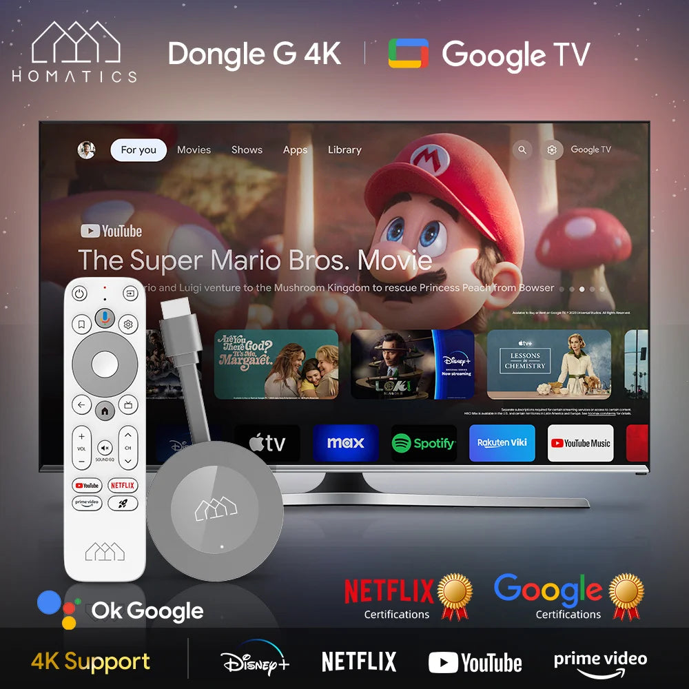 4K Google TV Stick with Dolby Atmos and AV1 support