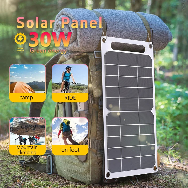 30W Solar Power Bank Waterproof for Travel