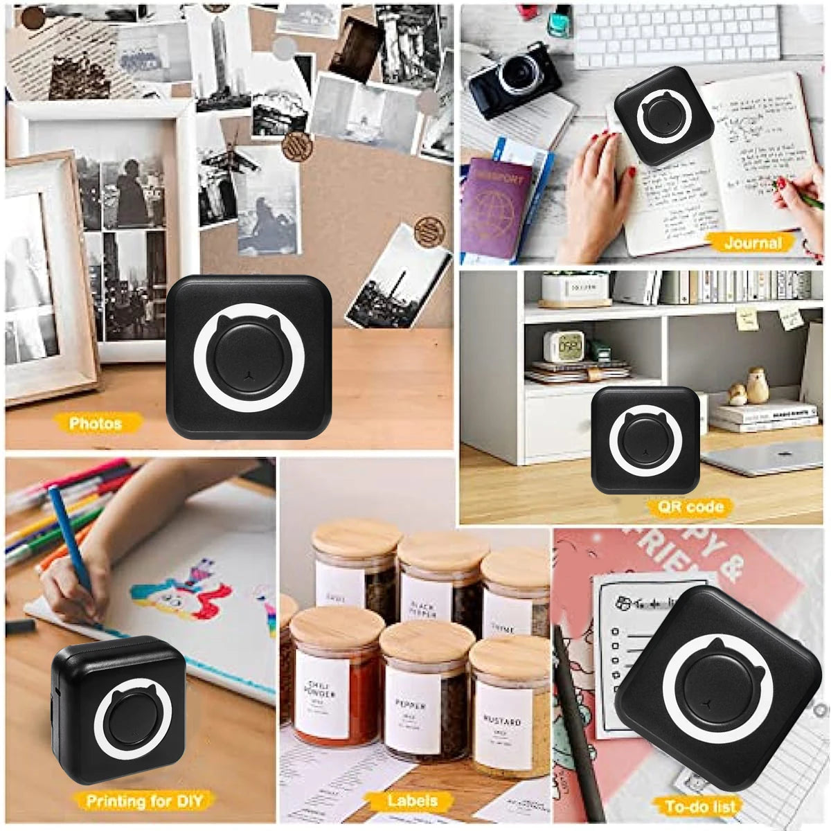 Mini Print Thermodrucker 58mm Bluetooth Fotodrucker