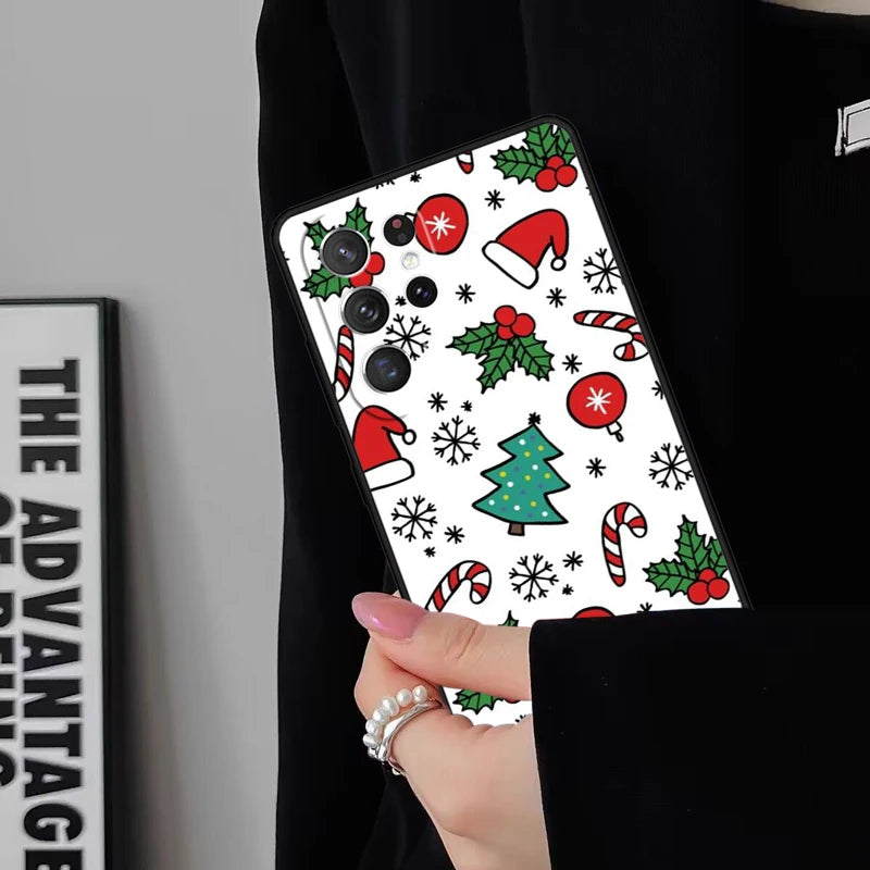 Weihnachts-Cartoon Hülle Samsung S25 Ultra