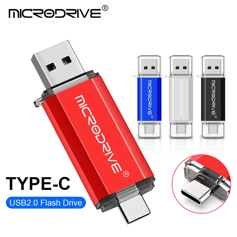Typ C USB 2-in-1 OTG Flash-Laufwerk 128 GB