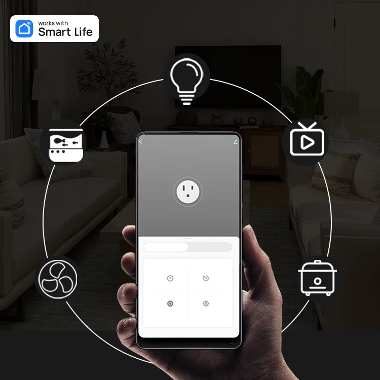WiFi Smart Plug 16A, Smart Home Steckdose, App Steuerung