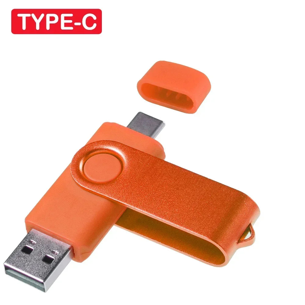 Typ-C USB-Flash-Laufwerk 128 GB Rot